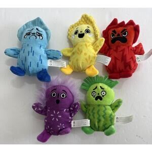 Learning Resources Feelings Family Beanbag Plush 5.5” Characters Hand2mind 5pcs